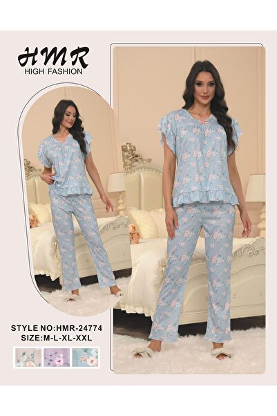 HMR Women's chiffon pajamas