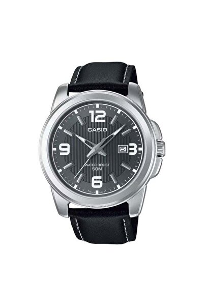 Casio Men's Watch with Hands and Leather Strap Model MTP-1314L-8AVDF - 50 mm ...