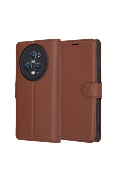 Techsuit Honor Magic 5 Pro Leather Folio, brown