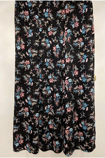 NACAR STYLİSH Kadın Viskon Anne Basma Etek Lastikli