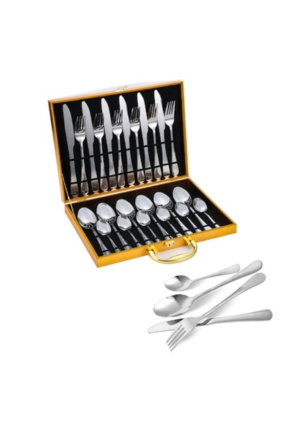 OEM 24-Piece Stainless Steel Cutlery Set for 6 People