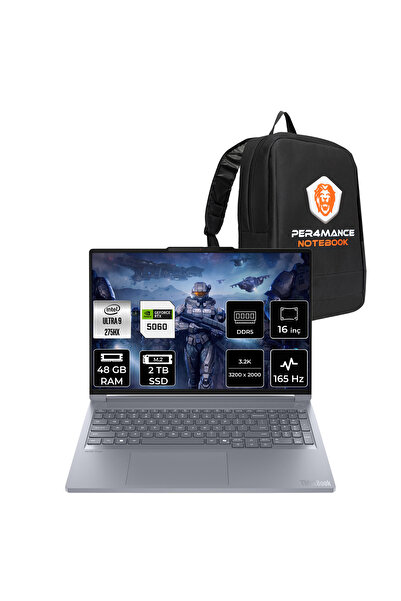 LENOVO Thinkbook 16P Gen 6 Core Ultra 9 275HX RTX 5060 8GB 48GB RAM 2TB SSD 1...