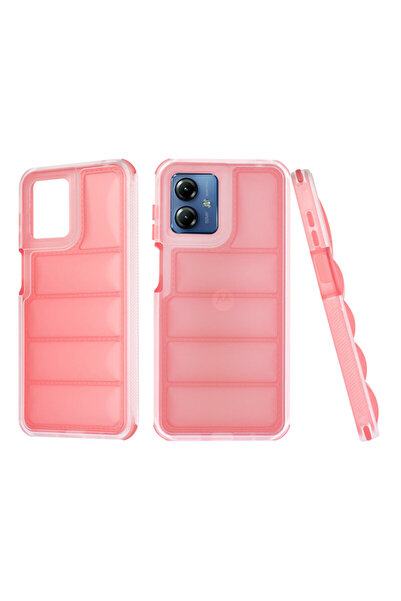 Techsuit Husa Motorola Moto G14 Wave Shield, Roșie