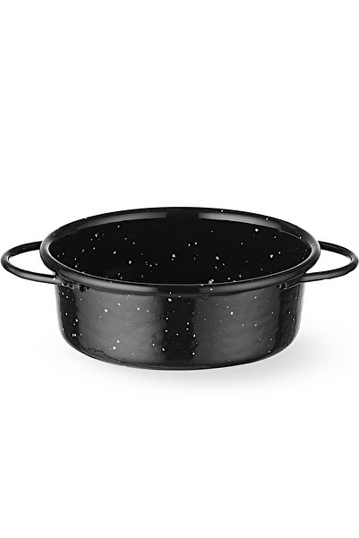 Other Patelnia emaliowana okrągła z uchwytami śr. 100x40 mm