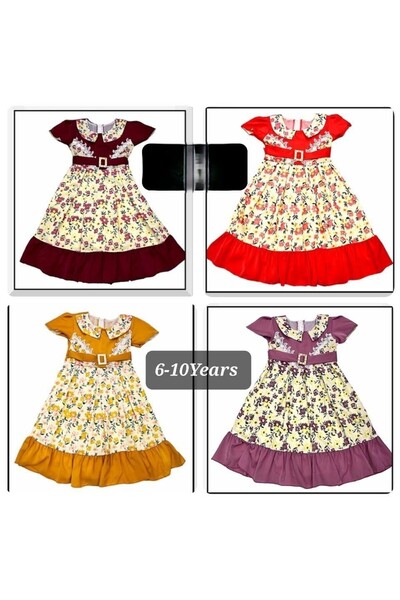 GENERAL Girls' floral print dress, sizes 7-10 years