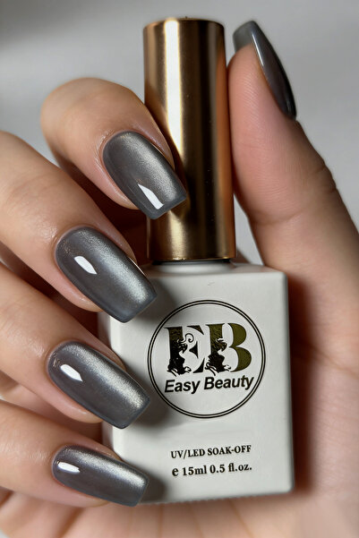 Easy Beauty 15ml Kedi Gözü Kalıcı Oje - Korean Cat Eye Gel Polish CM4- TPO İç...