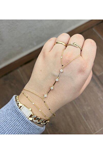Nilonya Aksesuar 14K Altın Kaplama Çiçek Motif Şahmeran(Kararmaz-Suya Dayanıklı)