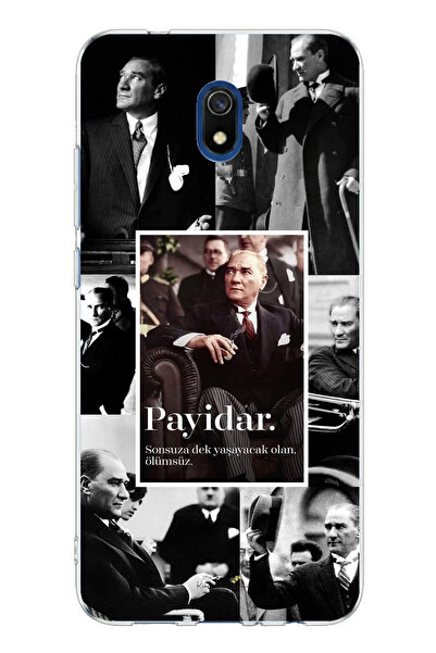 TechTree Redmi 8A Compatible Ataturk Payidar Printed Silicone Case