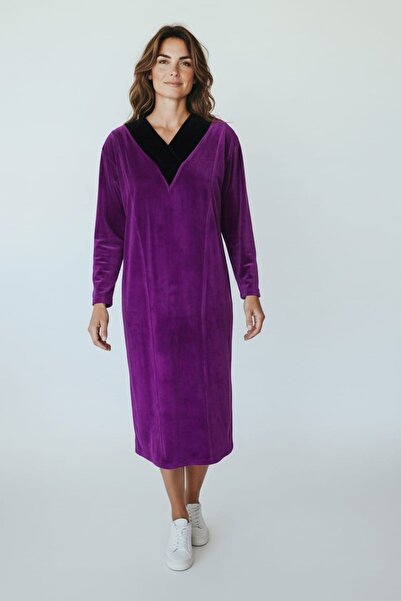 GÖKŞİN MODA فستان مخملي