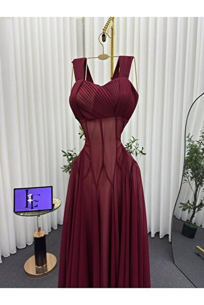 Generica Fiona Royal Burgundy Dress