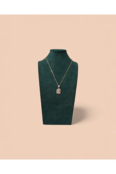 LYNORO Colier Diamond pentru Femei din Oțel Inoxidabil Placat cu Aur 18K în 5...