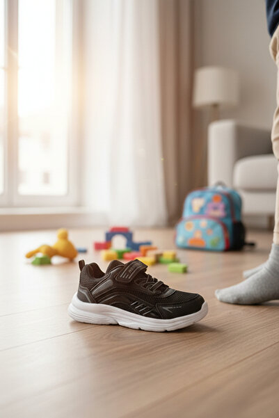 enoch Children's Sports Shoes with Velcro and Laces Comfort Model
