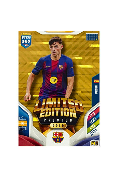 hediyecik Panini Fifa 365 Adrenalyn XL 2026 Limited Edition Premium Gold Card...