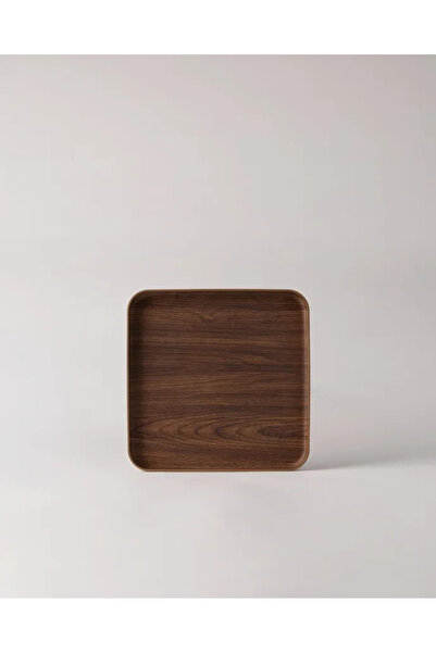 Madame Coco Billy Sunum Tabağı - Kahverengi - 25 cm