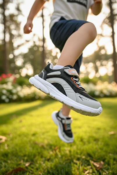enoch Children's Sports Shoes with Velcro and Laces Comfort Model