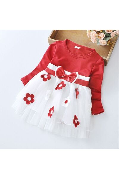 GENERAL Girls' dress with a modern design, sizes 18 months to 3 years