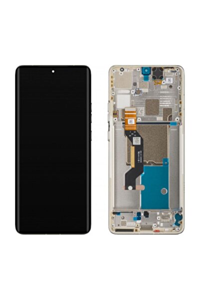 Motorola Ecran cu ecran tactil Edge 50 Pro cu Rama Gri (Moonlight Pearl) Serv...