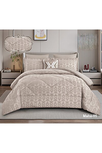 infiniti Summer double bed sheet set with microfiber filling, 7 pieces. Quilt...