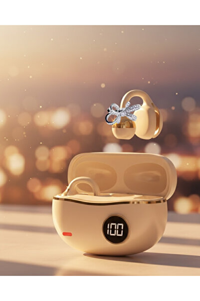 Optimum Trade Şık ve Taşınabilir Bluetooth Kulaklık Gün Boyu Kullanım 2 Kurde...