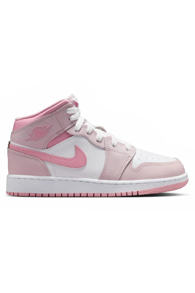 JORDAN 1 Mid Pearl Pink White (GS)