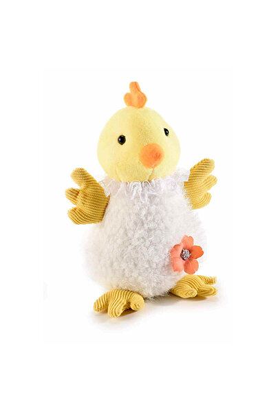 Decorer Multicolor Textile Chick Figurine 12.5x8x18 cm