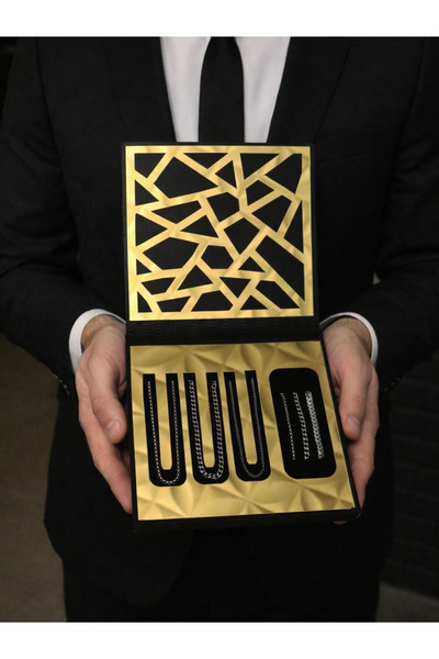 Dukkanka Erkeklere Özel Lüks Takı Seti – Paslanmaz Çelik Kolye ve bileklik Öz...