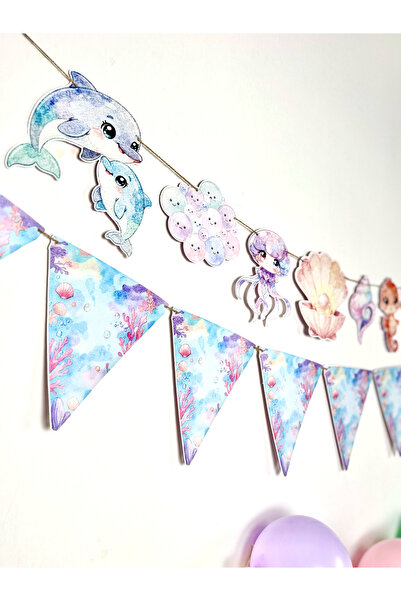 Flu Party لافتة مثلثة الشكل بتصميم لؤلؤة صغيرة - ليتل بيرل