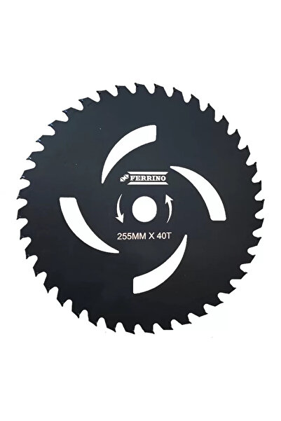 Ferrino Motorlu Tırpan 4D Daire Elmas Bıçak Siyah Testere 255 mm