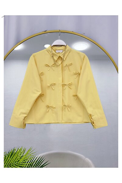 YEDİLALE Fi̇yok Detailled Loose Short Shirt [Standard Size]