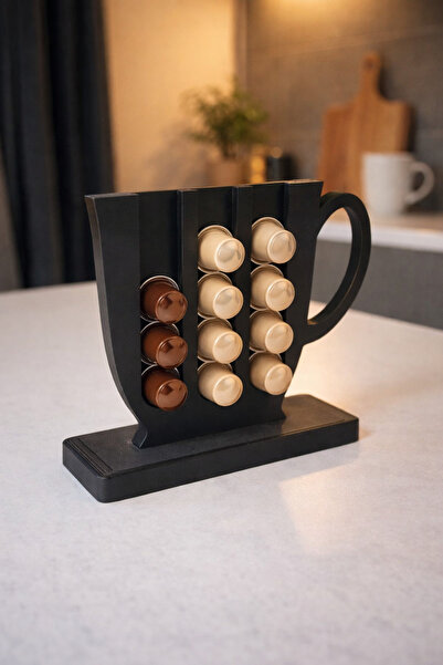 3D FABRİKAM Kapsül Kahve Standı Nespresso Uyumlu Fincan Şeklinde Kapsül Tutuc...