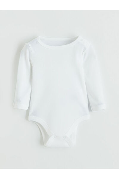 LC Waikiki Crew Neck Baby Boy Snap Body 2-Piece