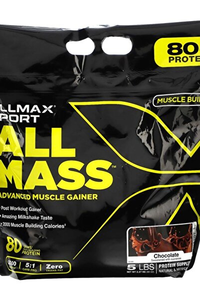 ALLMAX Nutrition ALLMASS™ Advanced Muscle Gainer Chocolate 5 lbs (2.27 kg)