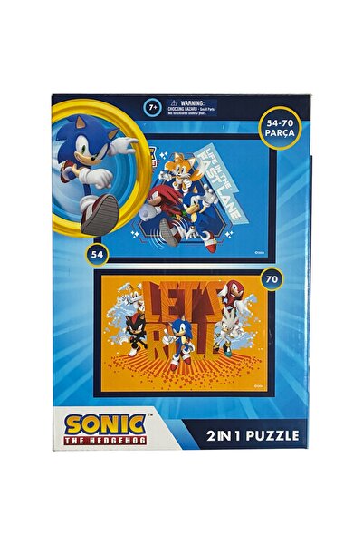 Utku Oyuncak Sonic 2 In 1 Puzzle