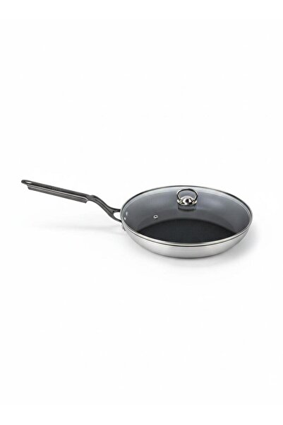 Mehtap Chefline Induction Base Frying Pan (24 cm) – with Glass Lid