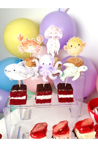 Flu Party الحورية الصغيرة - زينة قبعات ذات طابع حورية البحر الصغيرة