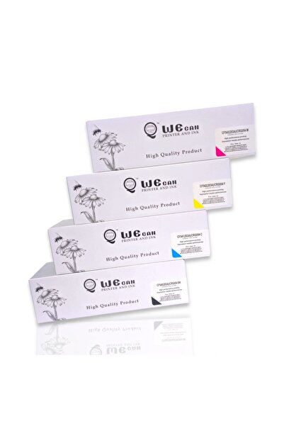 Wecan WECAN201A/203A Color Toner Cartridge Set Compatible with HP LaserJet Pr...