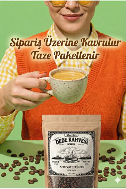Dede Kahvesi Espresso Çekirdek Nitelikli Kahve Barista Serisi Yoğun Aroma ( K...