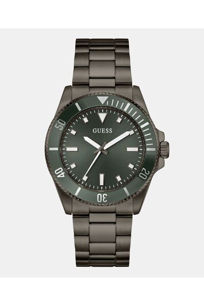 Guess Mens Gunmetal Analog Watch