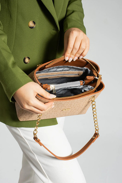 Just Polo حقيبة يد وكتف نسائية جديدة من ساند، مناسبة للمجموعات اليومية