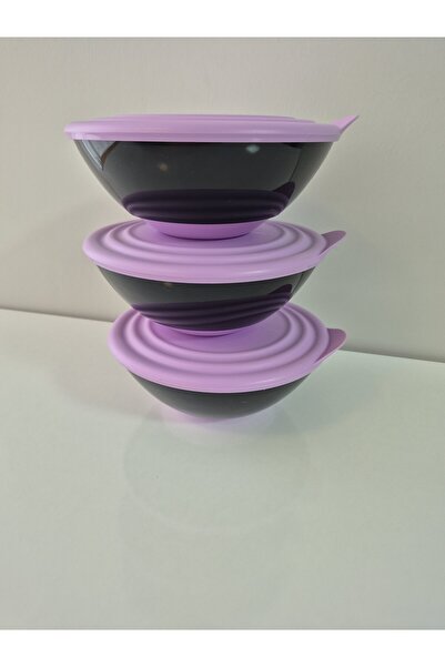 Tupperware Damla Bowl 600ml 3-Piece Serving and Storage Container