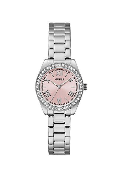 Guess Ladies Silver Tone Analog Watch
