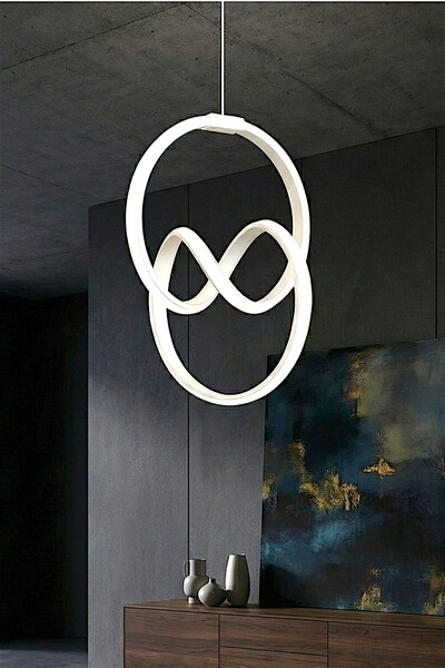 Ece Aydınlatma Feliz Antre,Koridor, Mutfak İçin Beyaz Kasa,Beyaz Led Işıklı,L...