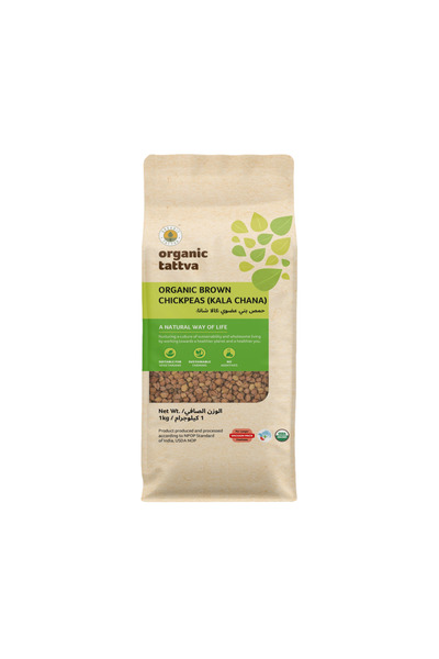 Organic Tattva TATTVA Brown Chickpeas (Kala Channa) 1 kg