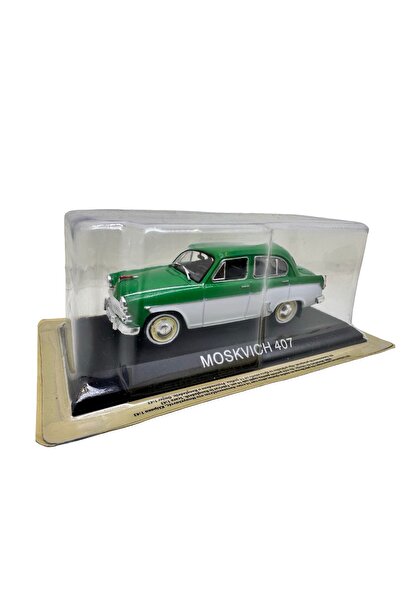 JPT Classic Moskvich 407 Die-Cast Model 1:43 Scale