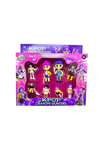 JPT K-Pop Demon Hunters Anime Keychains Set of 8