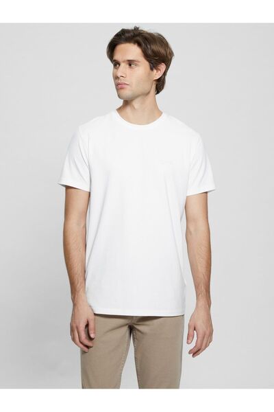 Guess تيشيرت بشعار مطرّز