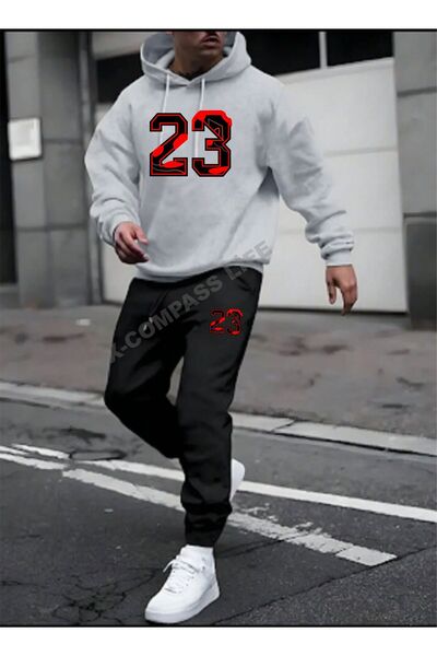 Marco Fresco ESOFMAN SET HOODED OZEL DESIGN 23 PRINTED