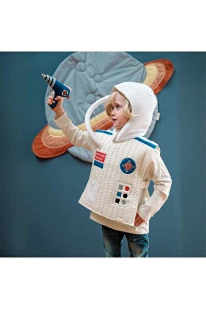PETIT-ATELlER Petit Atelier Kids Astronaut Costume Quilted Vest Helmet Space ...