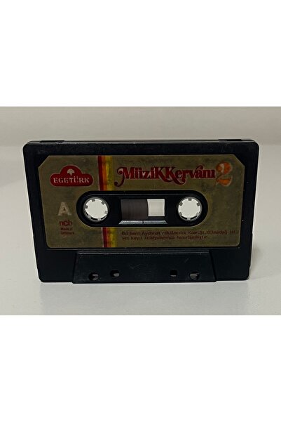 Raks Zeki müren announced music caravan 2 cassettes (no cardboard, just casse...