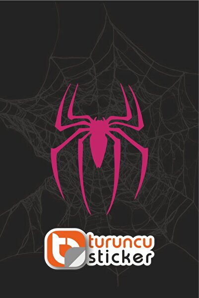 Turuncu Sticker ملصق سبايدر سبايدر مقاس 11x15 سم - ملصق للسيارة - المحرك - ال...